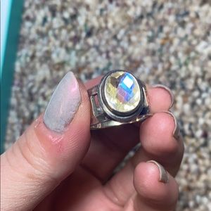 Snowflake quartz ring